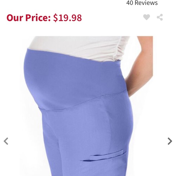 Allheart basic maternity pants flare bottom. Nwt - Picture 2 of 4